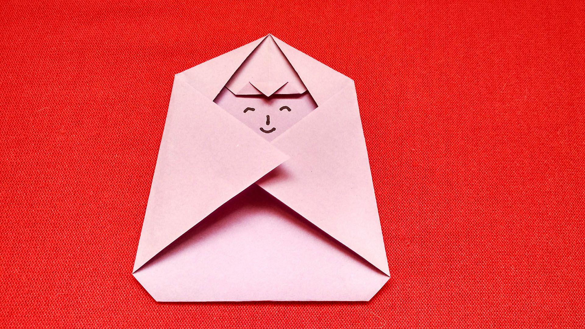 儿童折纸视频教程如何折不倒翁儿童折纸大全