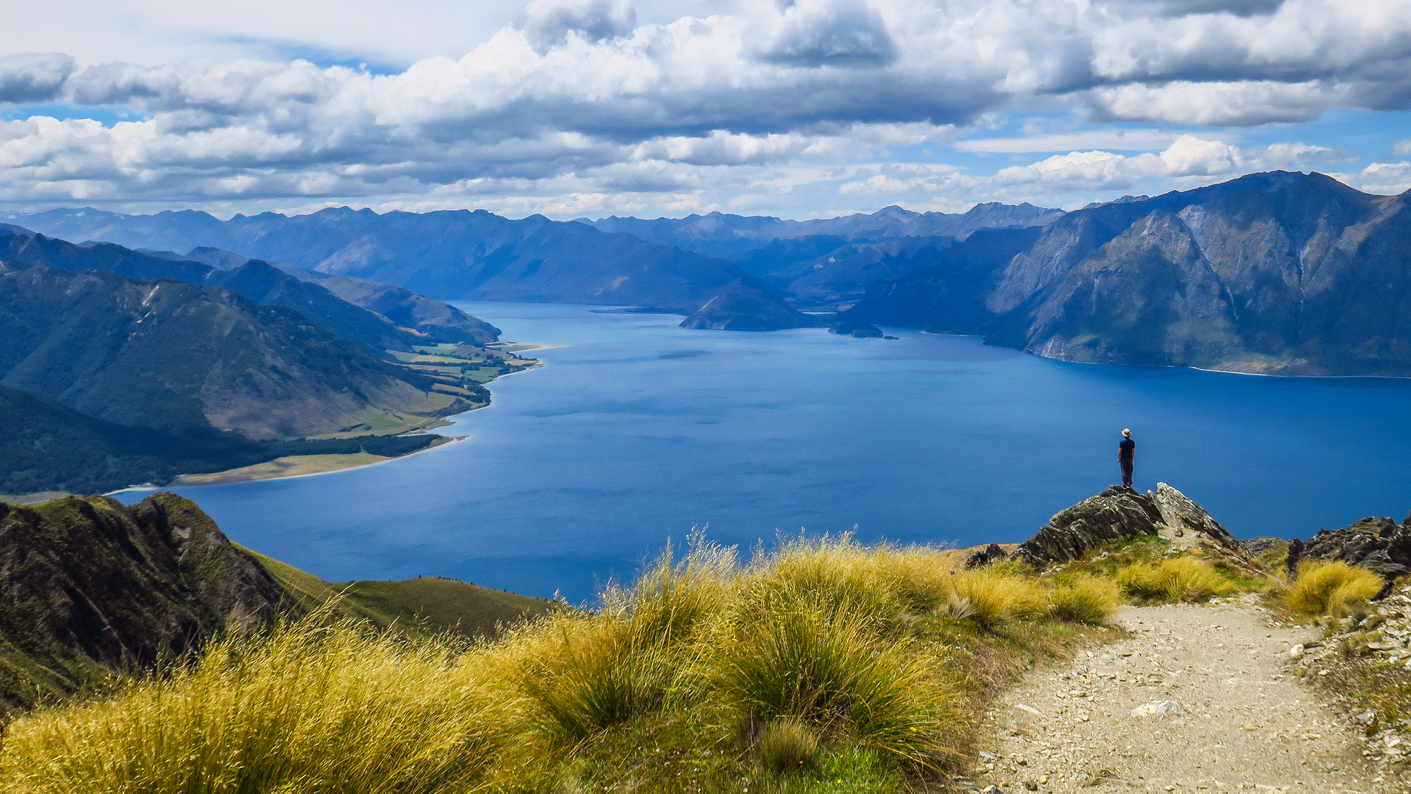 新西兰 瓦纳卡 瓦纳卡湖 秋色