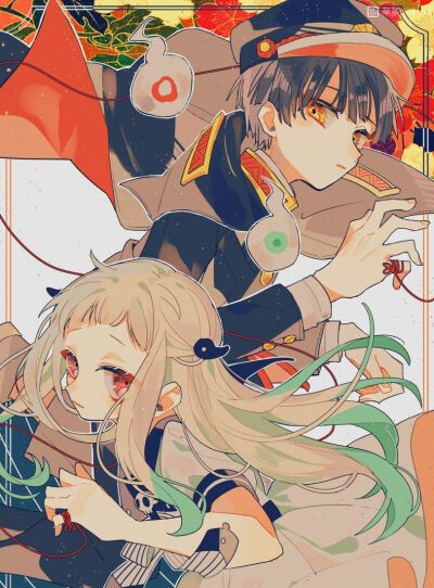 地缚少年花子君高清动漫壁纸!八寻宁宁和花子