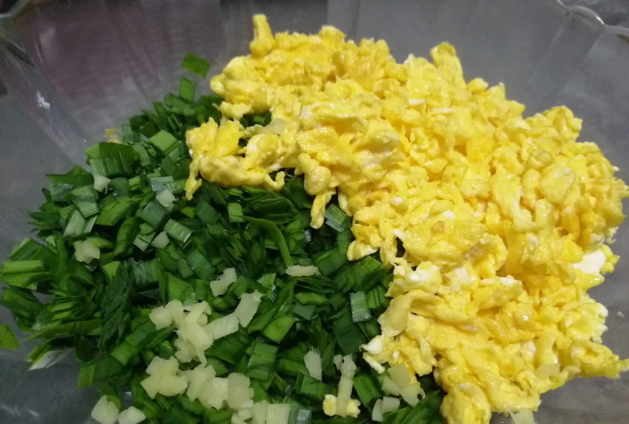 韭菜鸡蛋馅之水饺