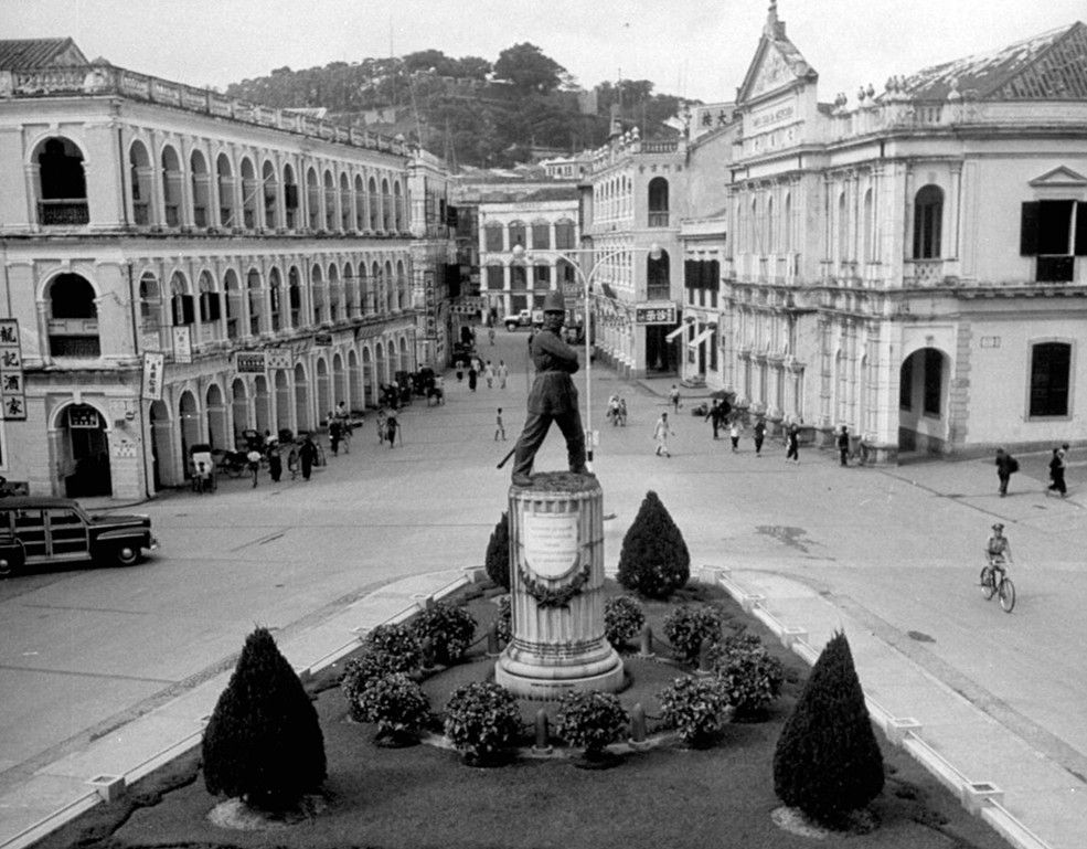 老照片1949年的澳门这里有多富这里就有多恶