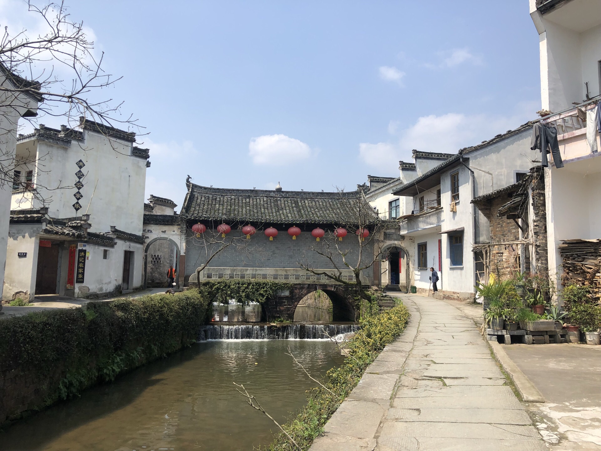 徽派古建筑村落之 安徽省 黄山市 唐模