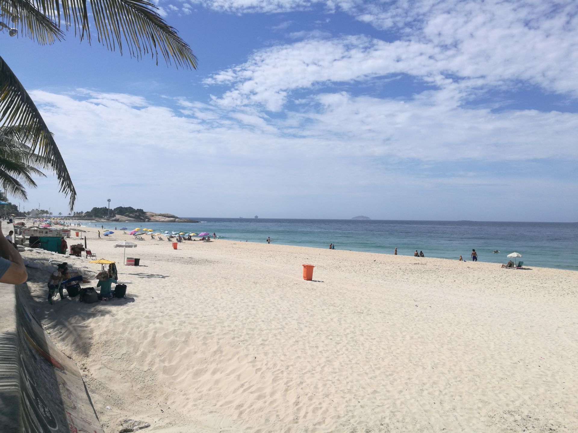 巴西 里约热内卢 科帕卡巴纳海滩 被称为世界上最美的白沙滩