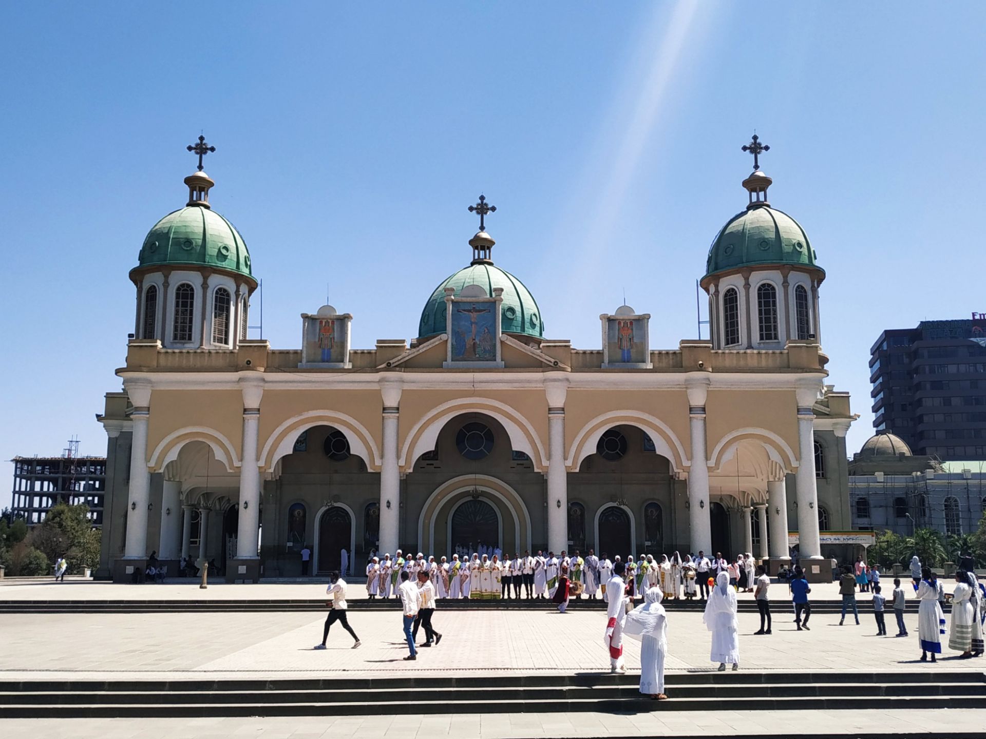 埃塞俄比亚 亚的斯亚贝巴 麦德汉阿莱姆大教堂 非洲第二大教堂