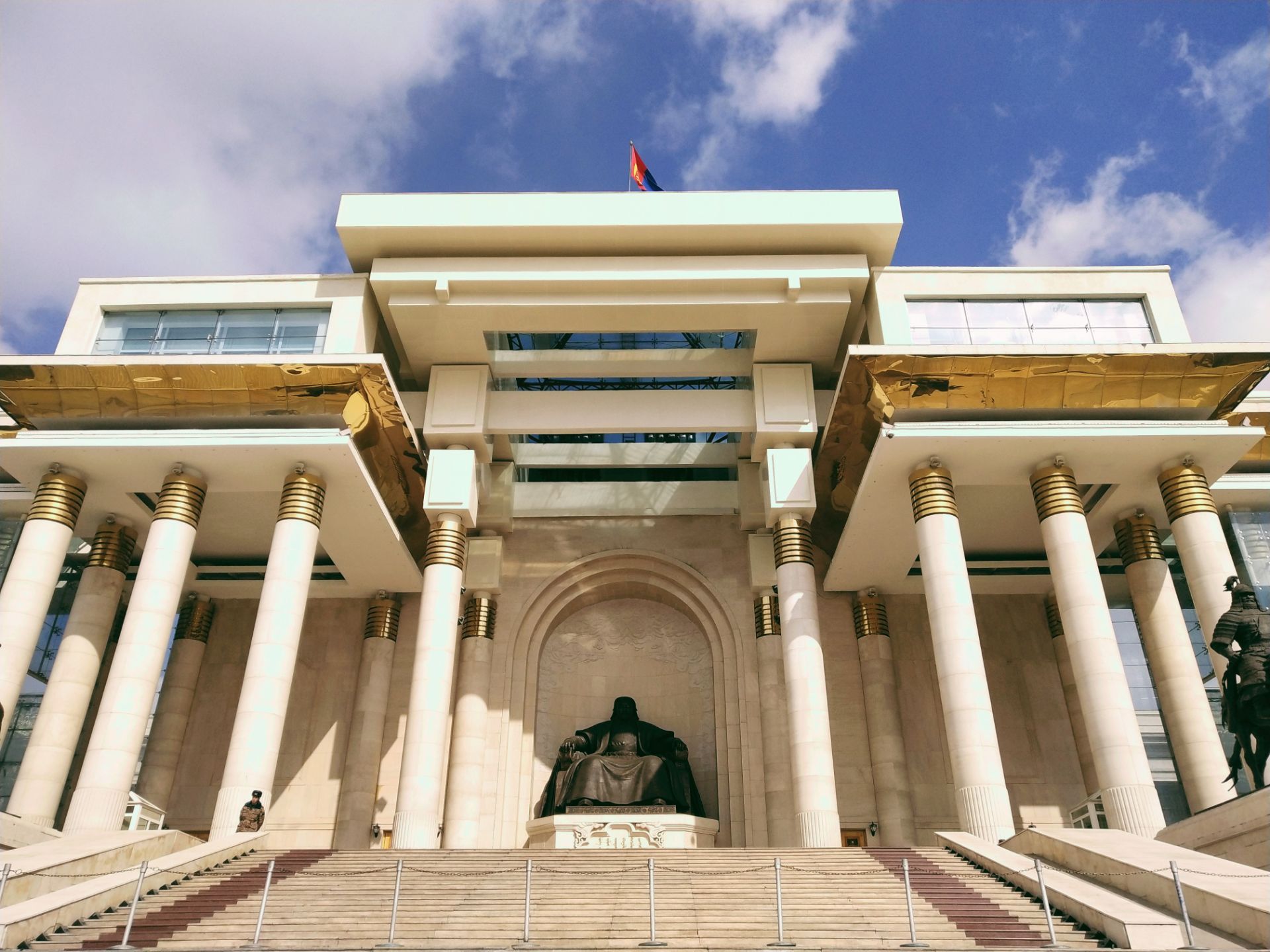 东亚 蒙古国 乌兰巴托 成吉思汗广场