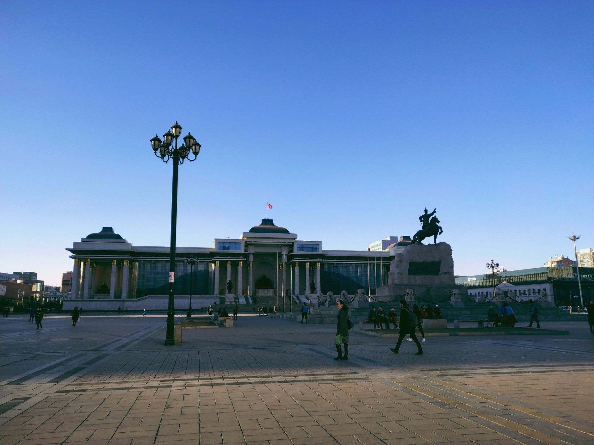 东亚 蒙古国 乌兰巴托 成吉思汗广场