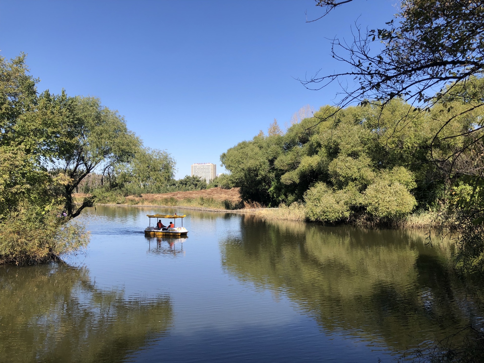 黑龍江省 齊齊哈爾市 龍沙公園 金秋美景