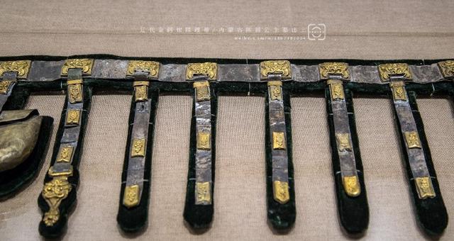 古物寻踪系列,实拍千年前辽代金銙银蹀躞带(多功效腰带)