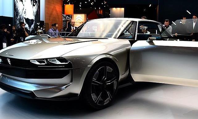 最帅标致轿车亮相方形车头7字形轮毂不亚于丰田凯美瑞