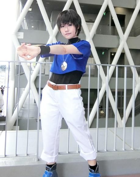 拳皇cos网友k你怎么变白了是相机的美白加磨皮吗