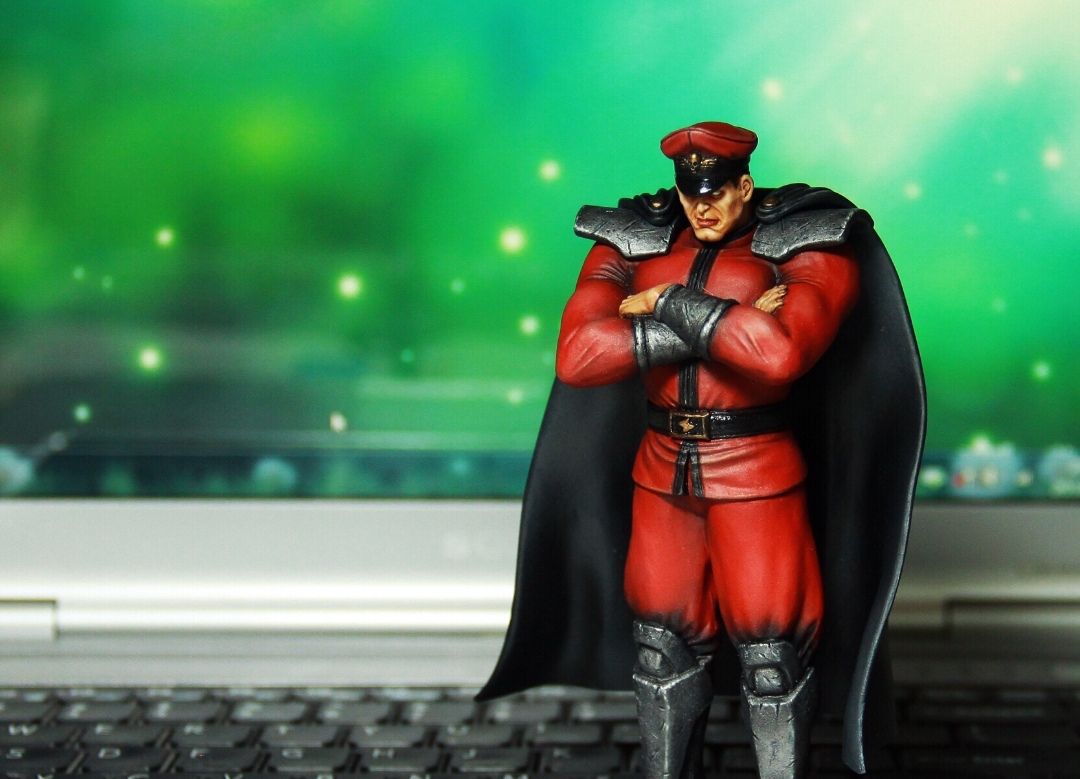 街头霸王ps4游戏模型将军手办