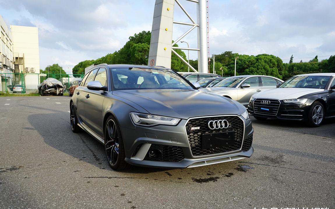 2018款奥迪rs6实拍它是奥迪名副其实的西装暴徒旅行车