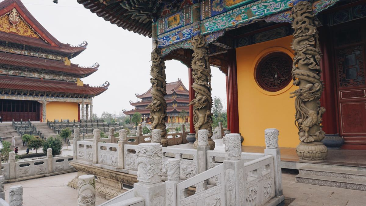 探访亚洲最大寺庙 河南省 驻马店市 南海禅寺|寺庙|南海禅寺|驻马店市