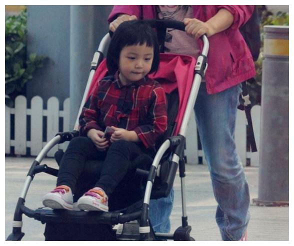 赵薇继子晒兄妹合影,9岁小四月长发及腰继承妈妈美貌