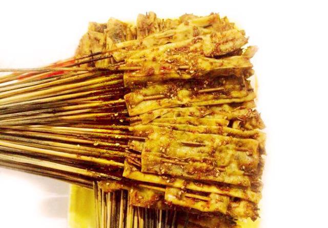 正宗东北烤豆皮,也能在家做,东北大哥都爱吃