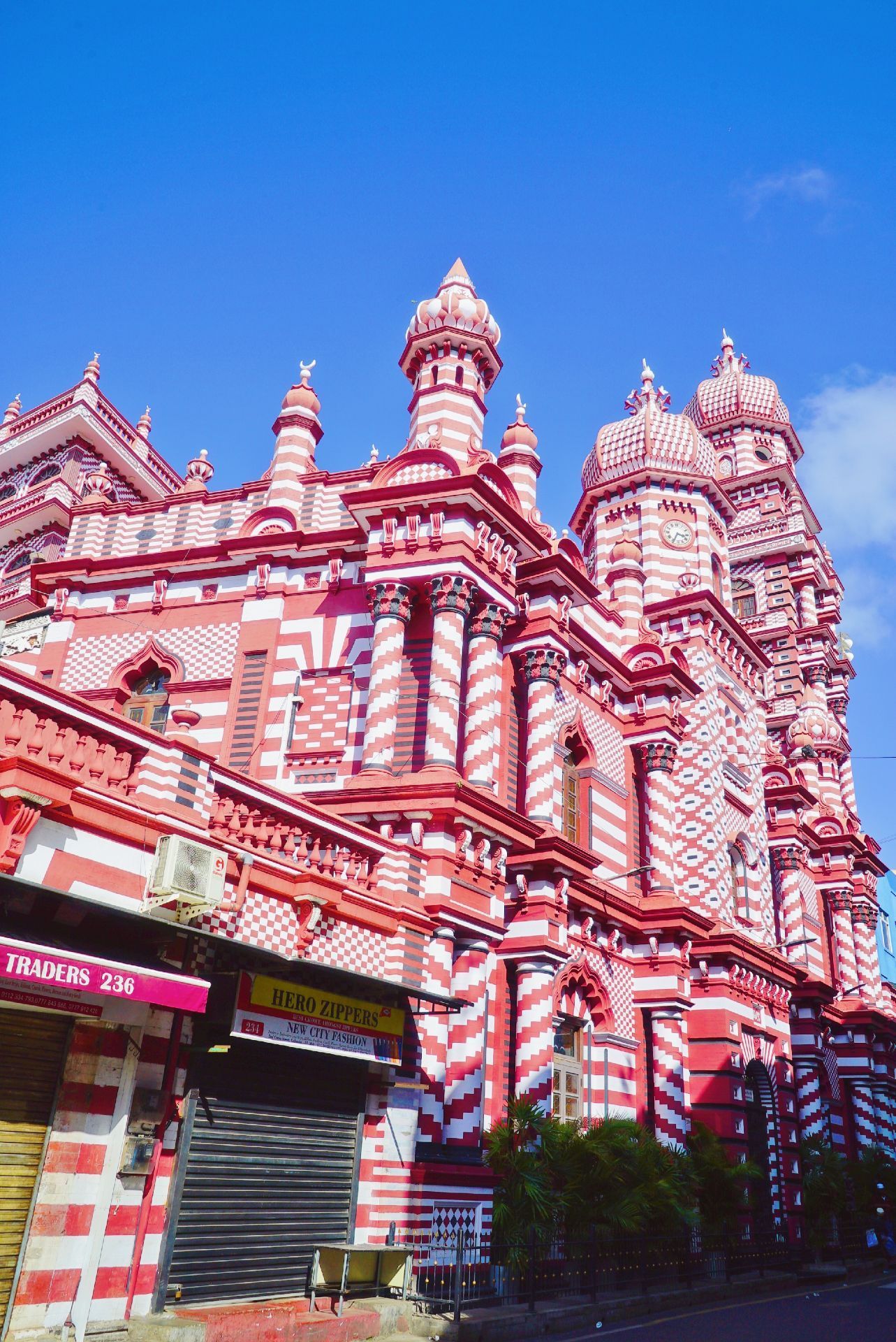 斯里兰卡 科伦坡 jami-ul-alfar清真寺 网红的粉色清真寺