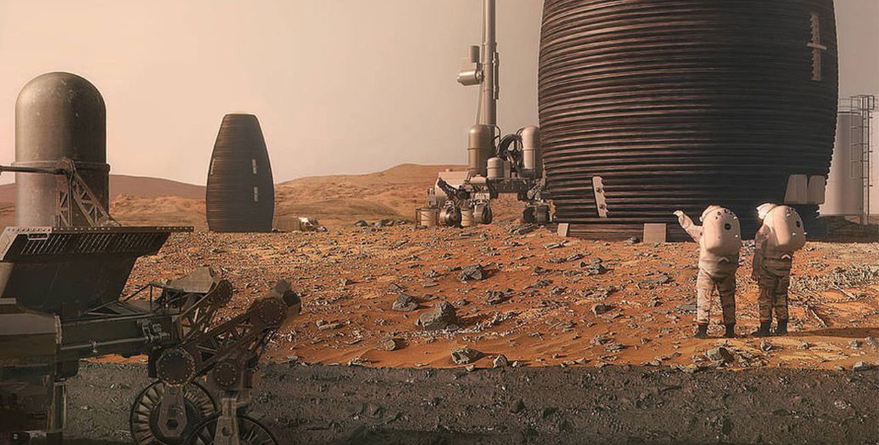 形似塔状,可能更能适应火星环境它的内部空间看上去还是十分宽广的