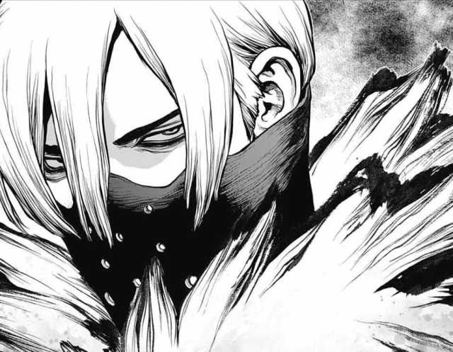 带着致命伤的司和千空合力战胜了冰月,从此冰月就被终身监禁在石神村