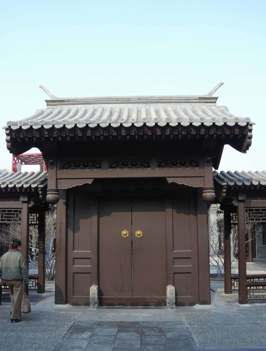 古建中的门文化:一座小小垂花门,一幅浓郁特色的民俗风情画卷