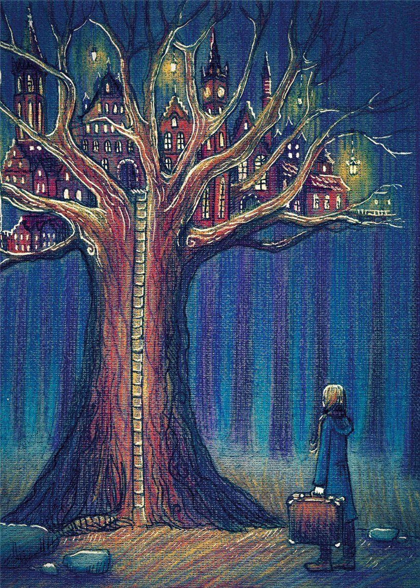 插画:俄罗斯插画家lena gnedkova富有想象力的插画作品