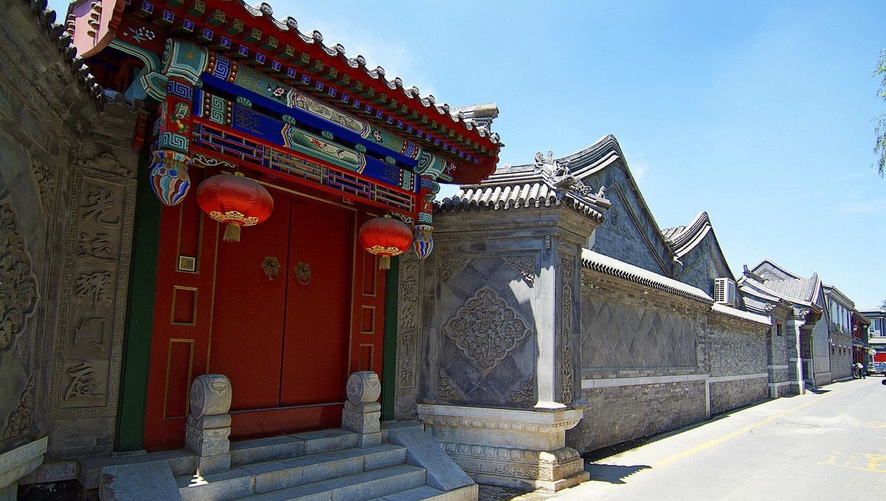 古建中的门文化:一座小小垂花门,一幅浓郁特色的民俗风情画卷