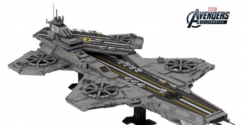 乐高ucs级神盾局空天航母