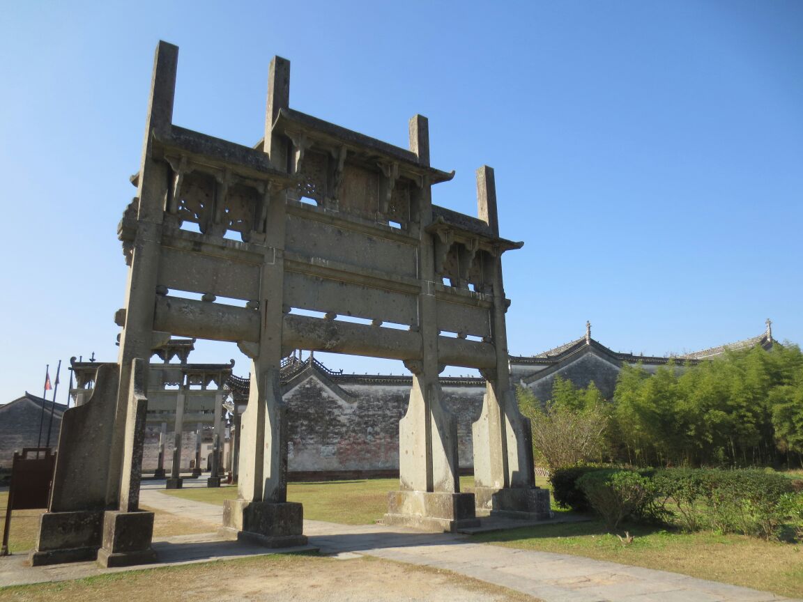 徽派古建筑村落之 安徽省 黄山市 棠樾古镇|黄山市|古建筑|古镇_新浪