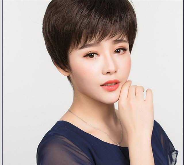 妈妈发型不好看,尝试一下无痕假发套,时髦逼真超美腻