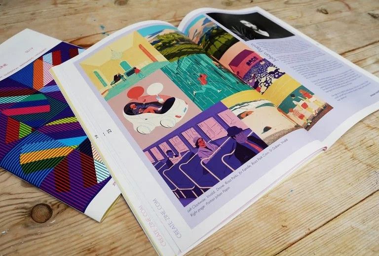 像Create Zine杂志设计的好杂志越来越少了,看杂志的人也少了