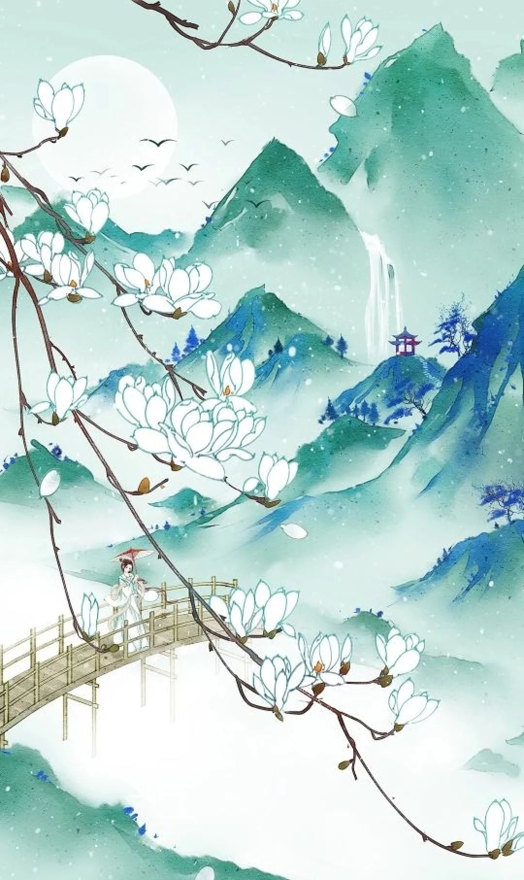 古风背景图片水墨画分享 古风背景图片水墨画分享
