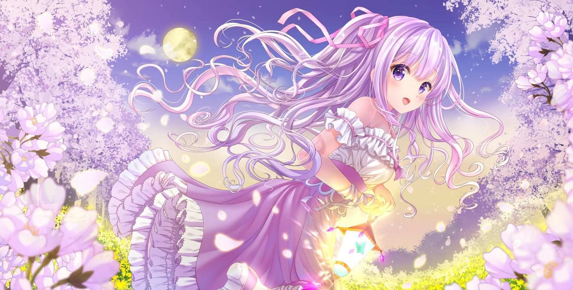 动漫壁纸:樱花粉是少女的专属,我还是钟情于初音殿下,你们呢?