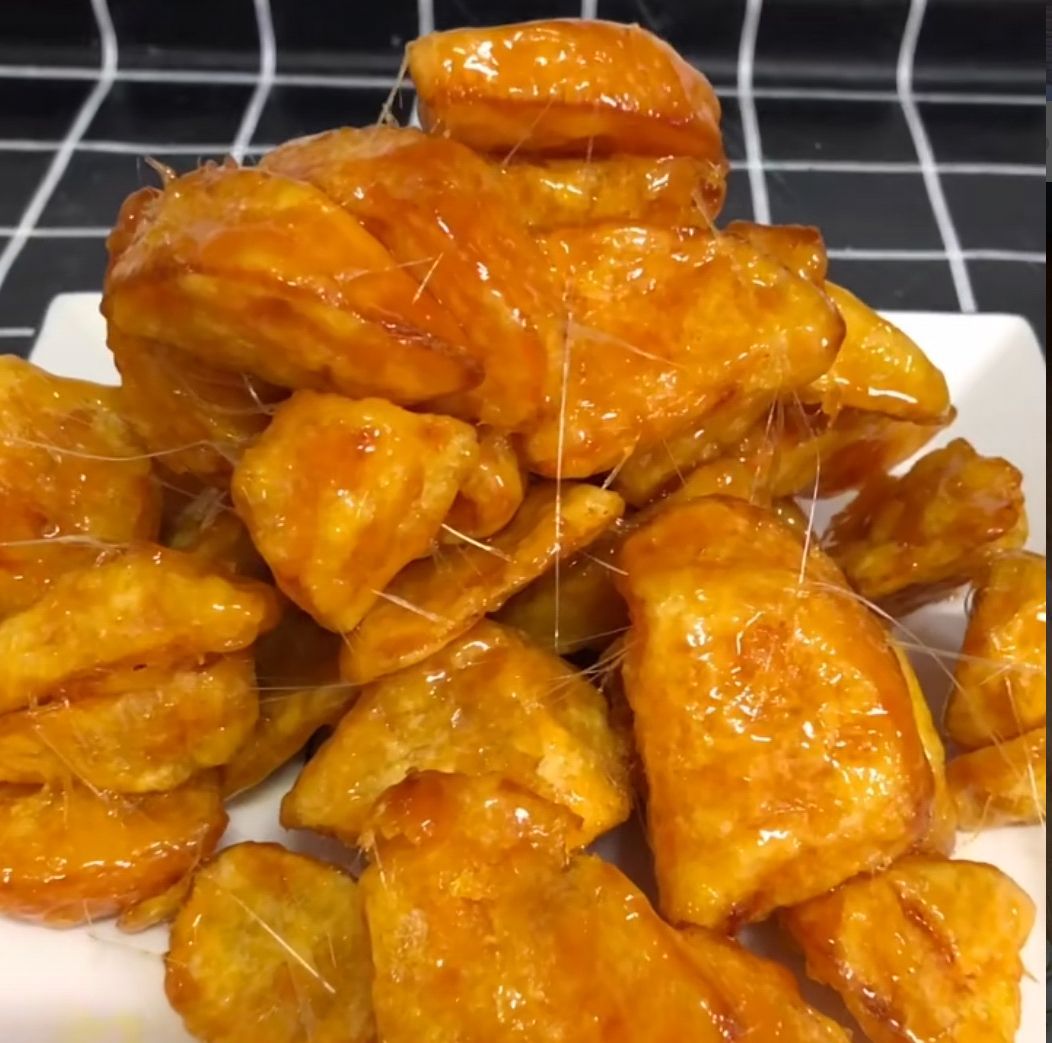 拔丝地瓜,这样做零失败,学会你变大厨_高清图集_新浪网