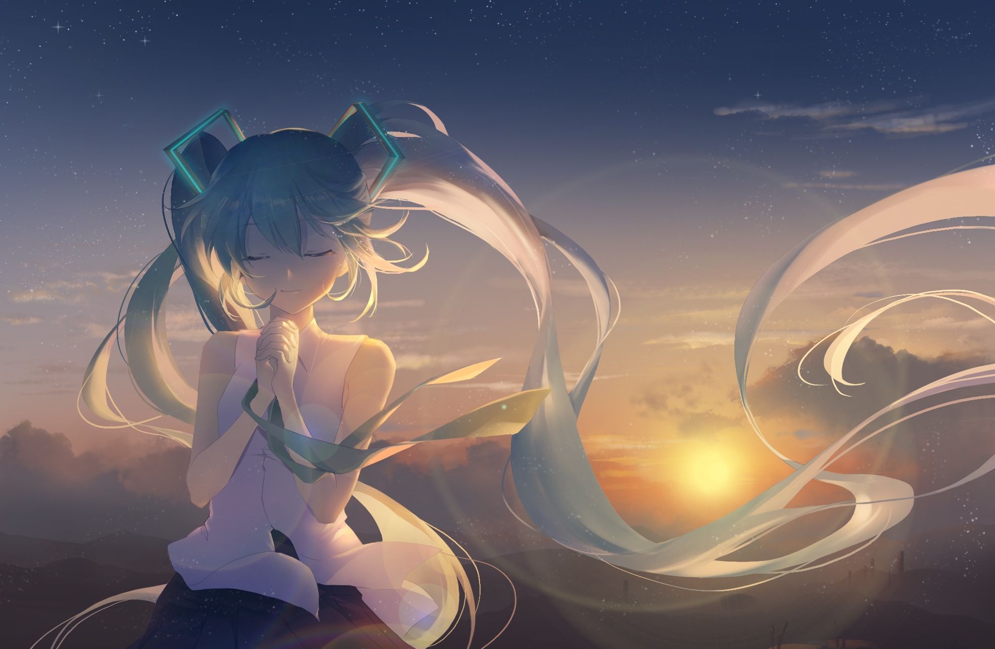 初音 唯美壁纸图片