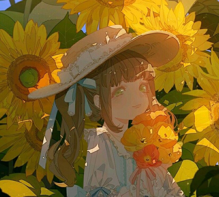 极美暖心治愈二次元少女头像好看到超乎想象一眼就心动