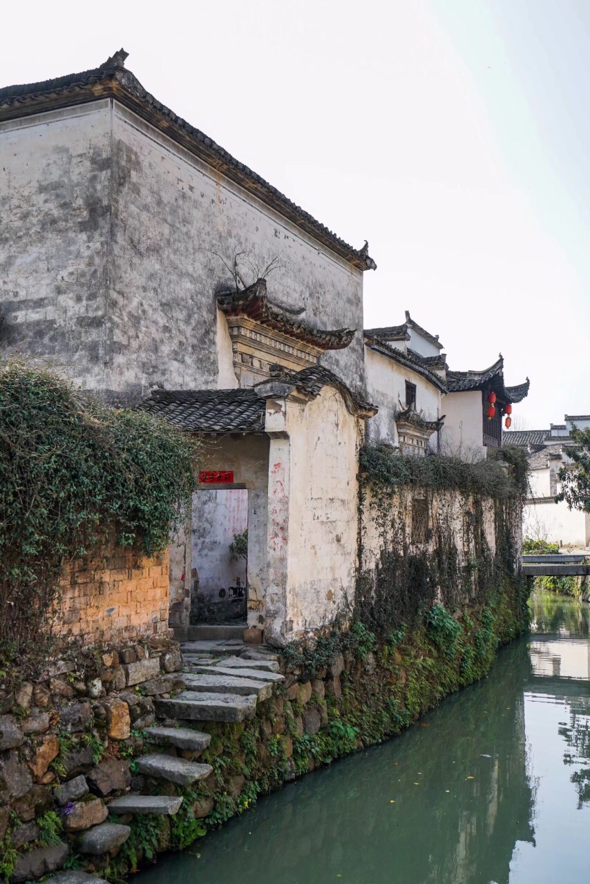 徽派古建筑村落之安徽省黄山市屏山村