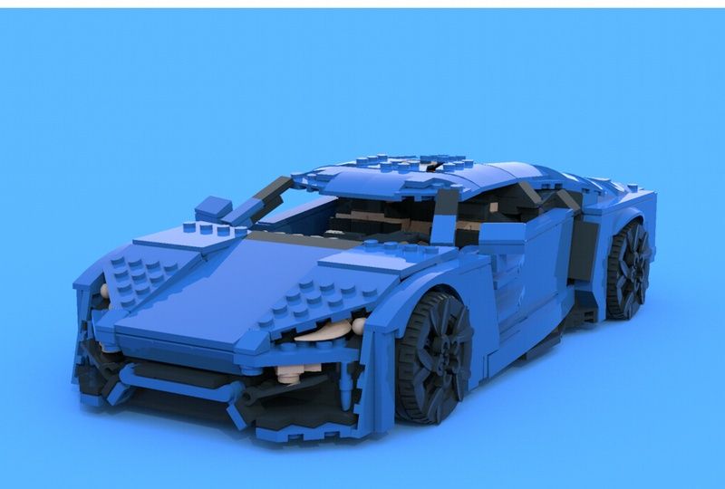 乐高"lykan hypersport"超级跑车