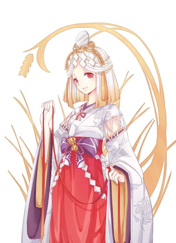动漫美图:阴阳师稻荷神御馔津美图欣赏,可爱的银发女孩_高清图集_新浪