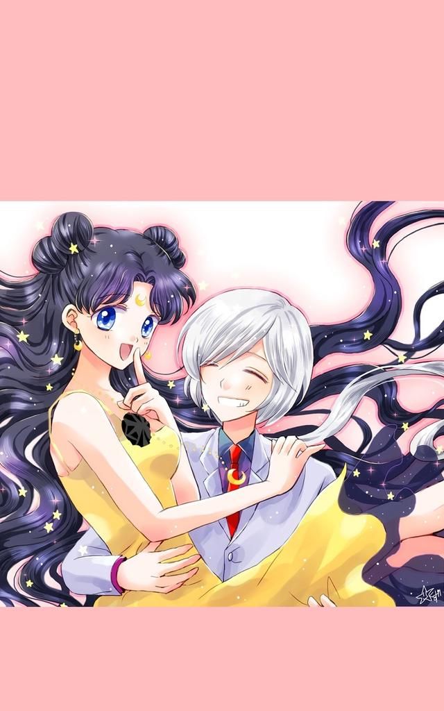 美少女战士 星月爱情壁纸 人类形态的黑猫露娜也非常美丽 美少女战士 星月爱情壁纸 人类形态的黑猫露娜也非常美丽