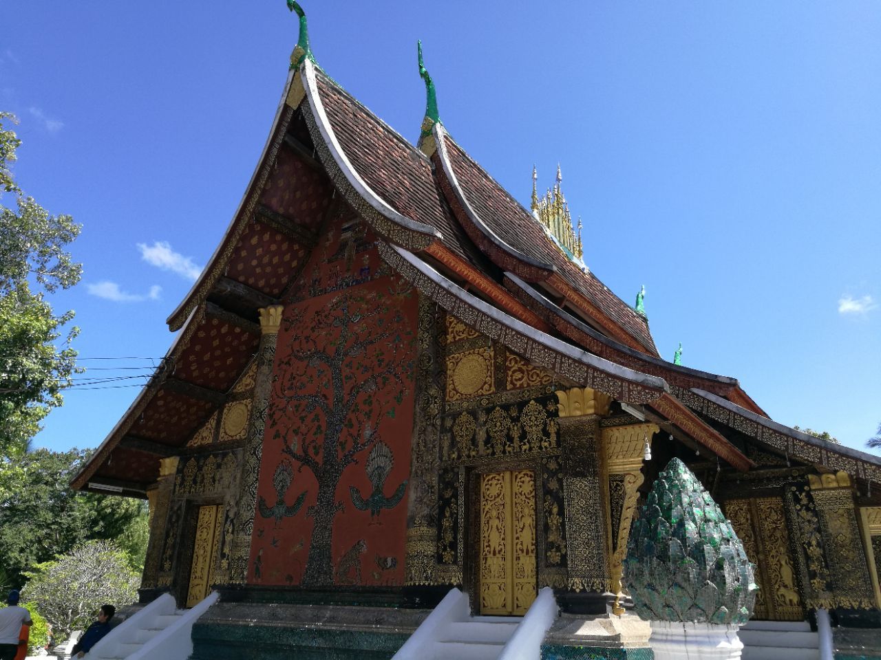 老挝 琅勃拉邦 香通寺|香通寺|老挝|琅勃拉邦_新浪网