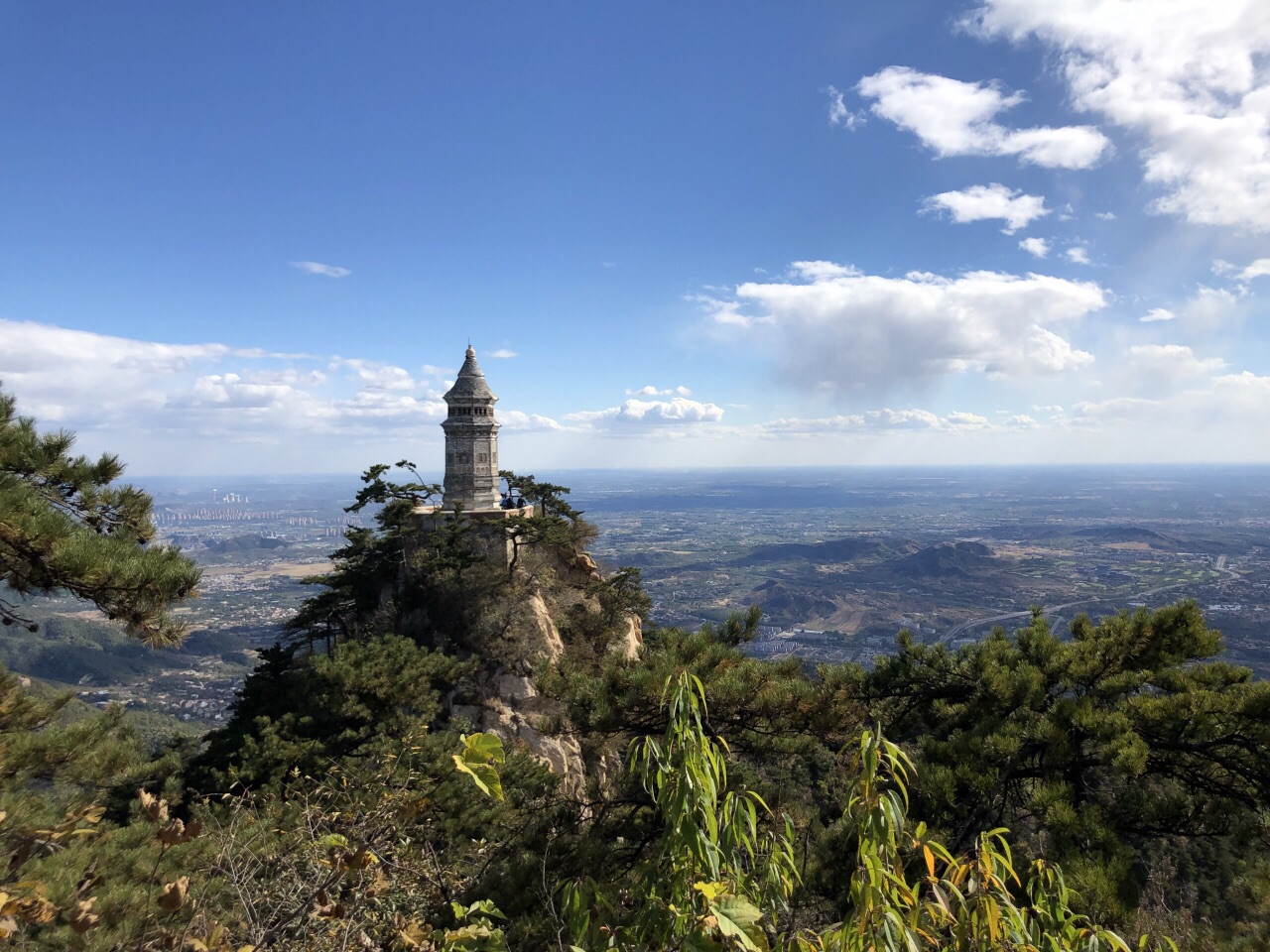 游览 天津市 盘山 乾隆曾感叹"早知有盘山,何必下江南"