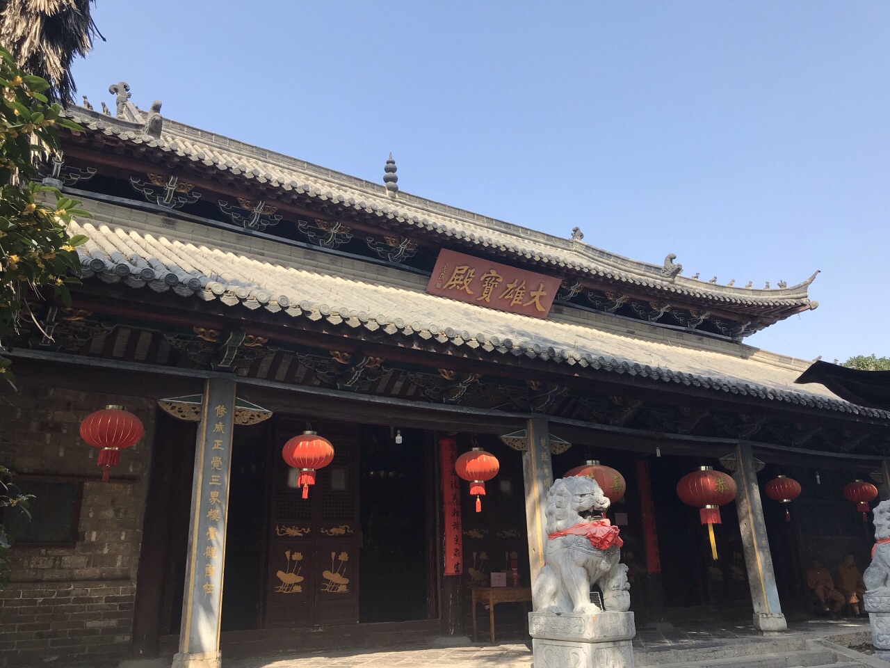 游览安徽省淮南市寿县报恩禅寺