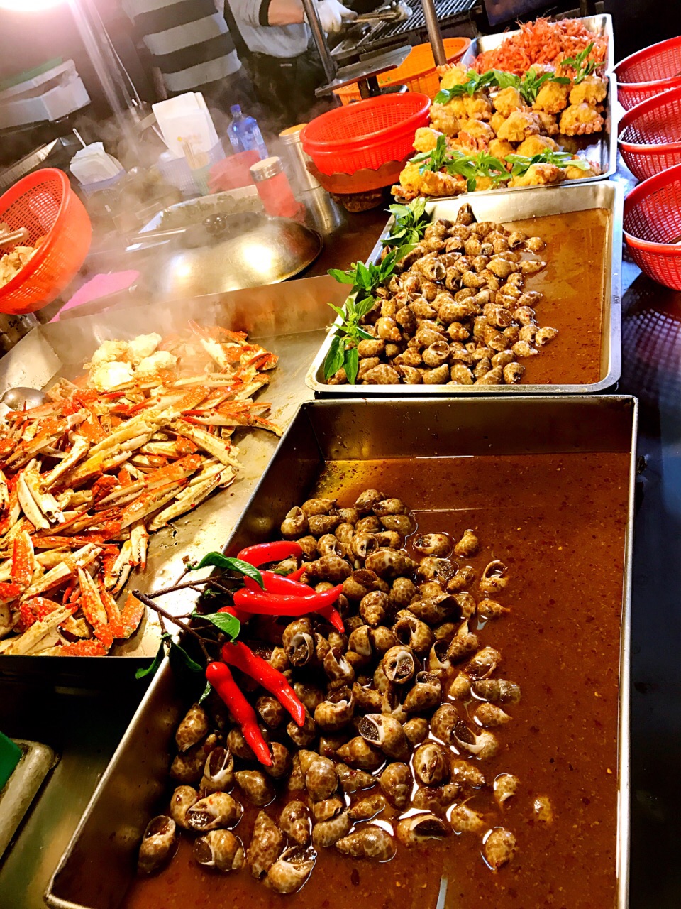 台湾 基隆 庙口夜市美食