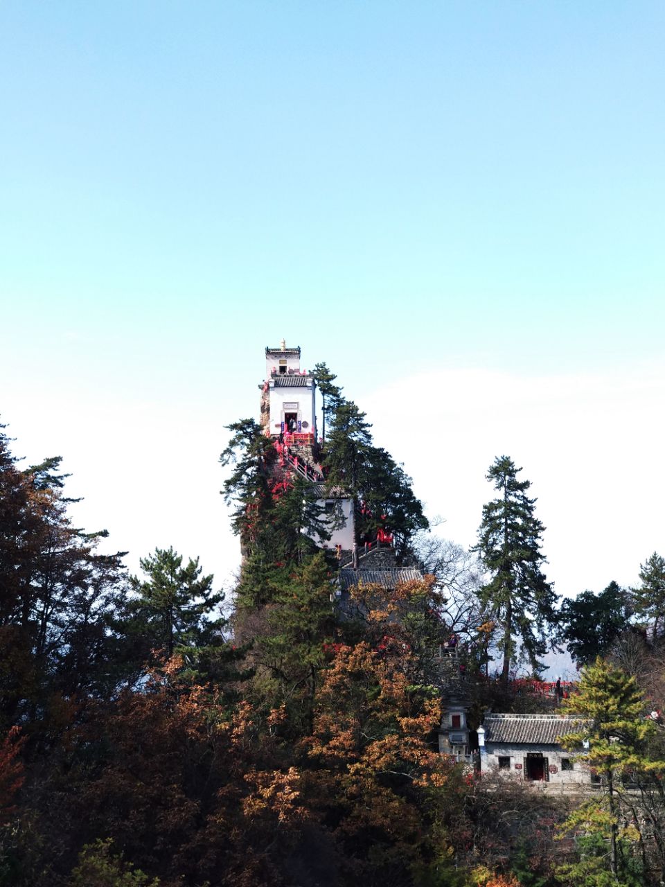 陕西省 商洛市 塔云山景区 秋色