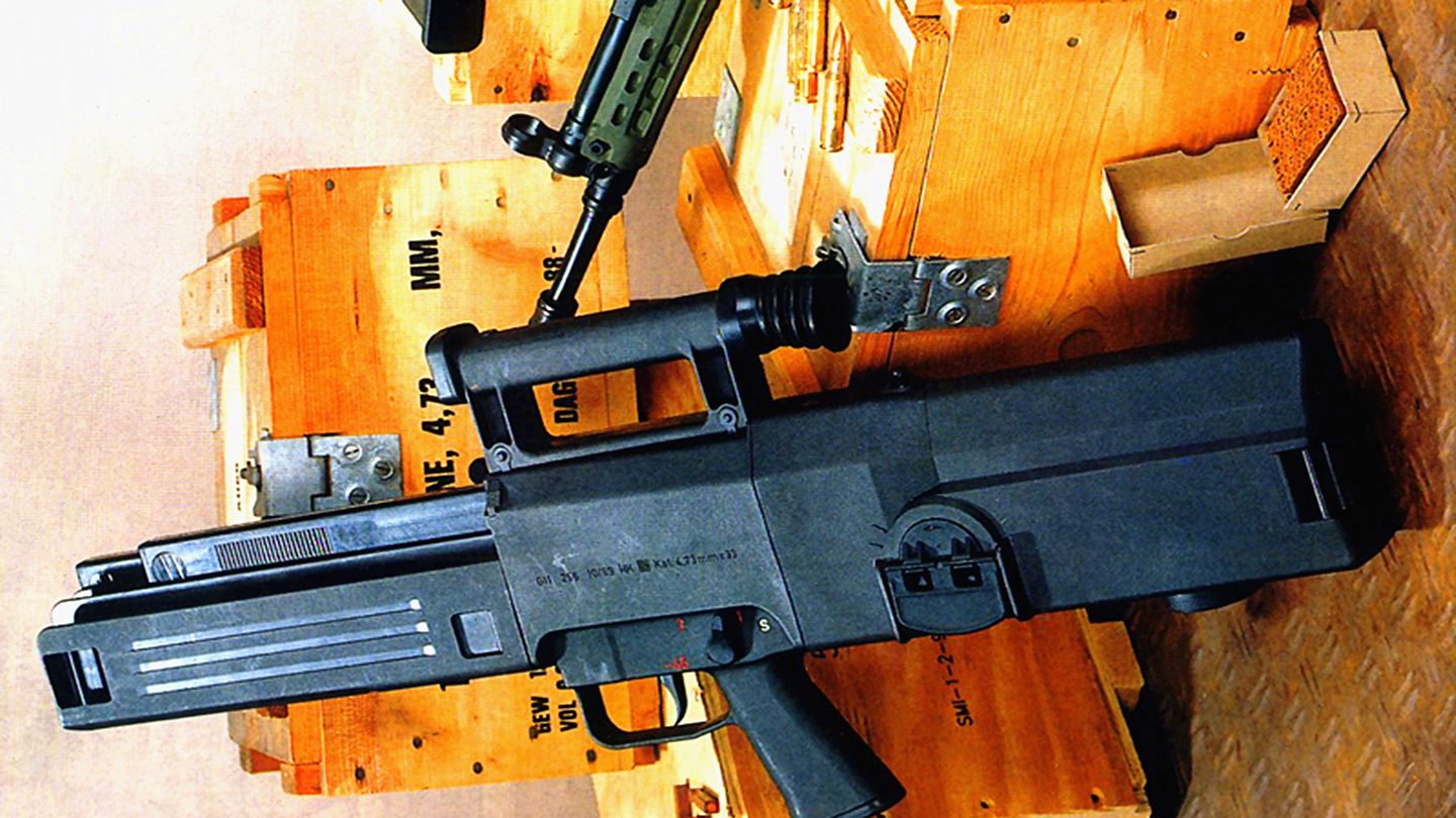 军事丨德国史上最复杂的无壳弹步枪,像一个精密的机械钟表部件