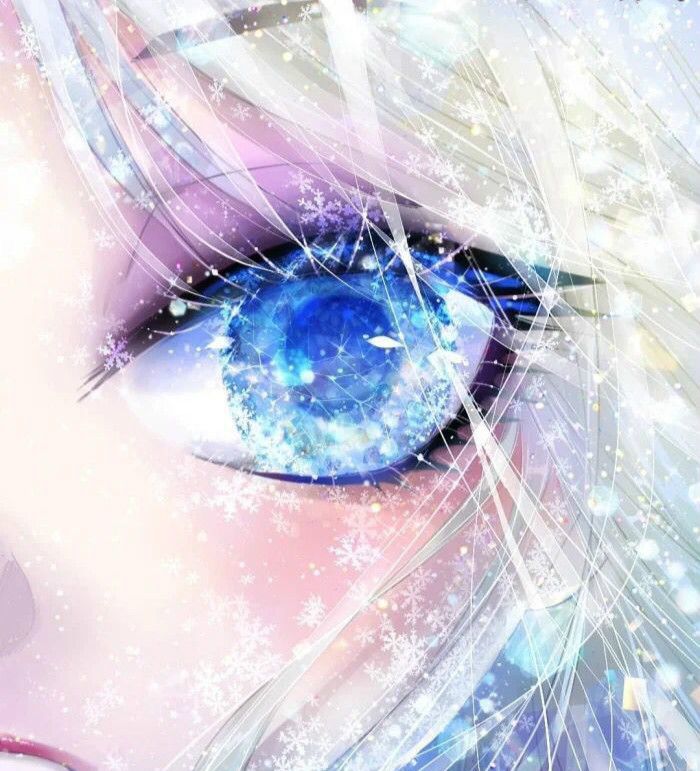 璀璨眼眸插画,炫彩夺目的配色,熠熠闪光点缀,如星辰般掉落眼眸