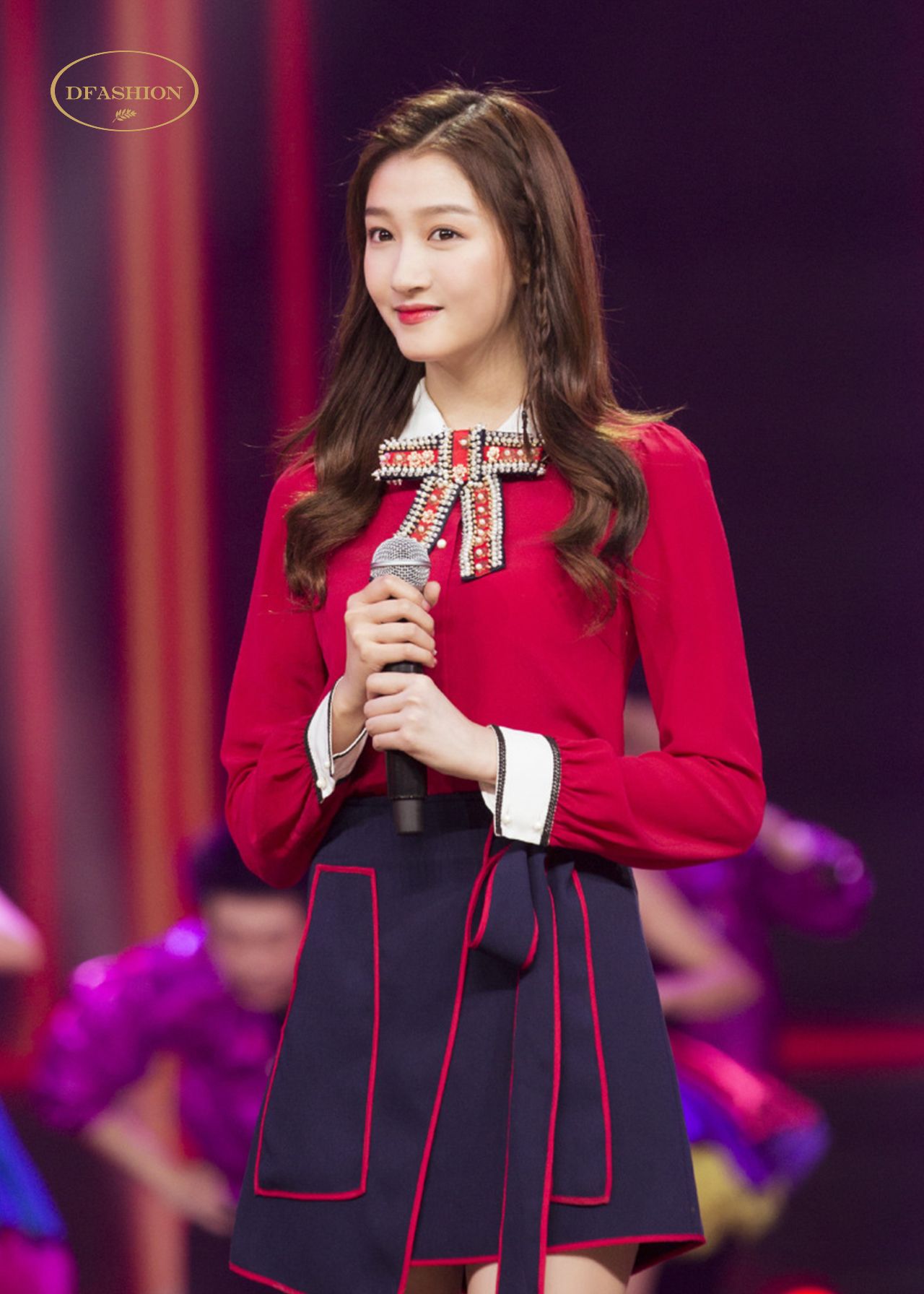 明星关晓彤国庆晚会星尚活动风尚美图