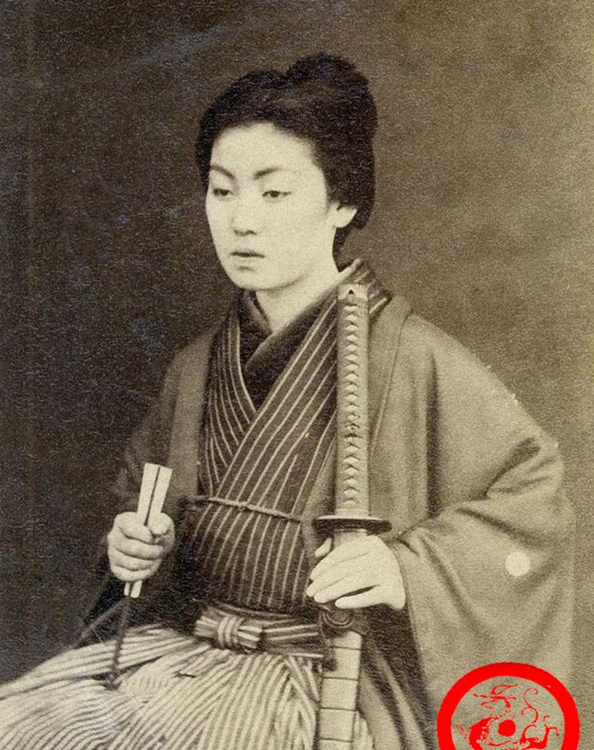 一组日本女武士罕见老照片 出身贵族结局悲惨 图六长得很漂亮