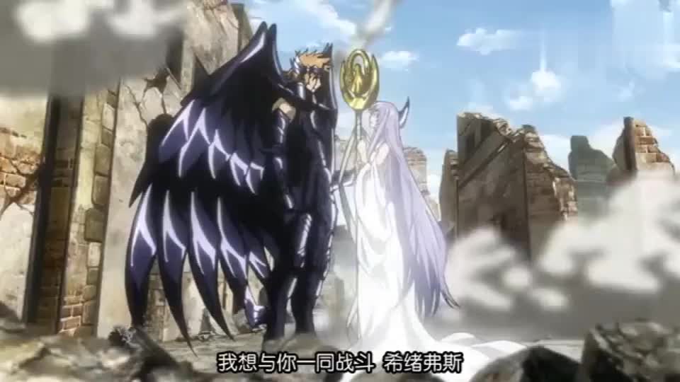 圣斗士雅典娜一句话希绪弗斯冥衣出现裂缝变成了圣衣