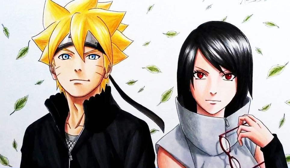 《博人传》五个版本的成年佐良娜,摘下眼镜的她真的美翻了!