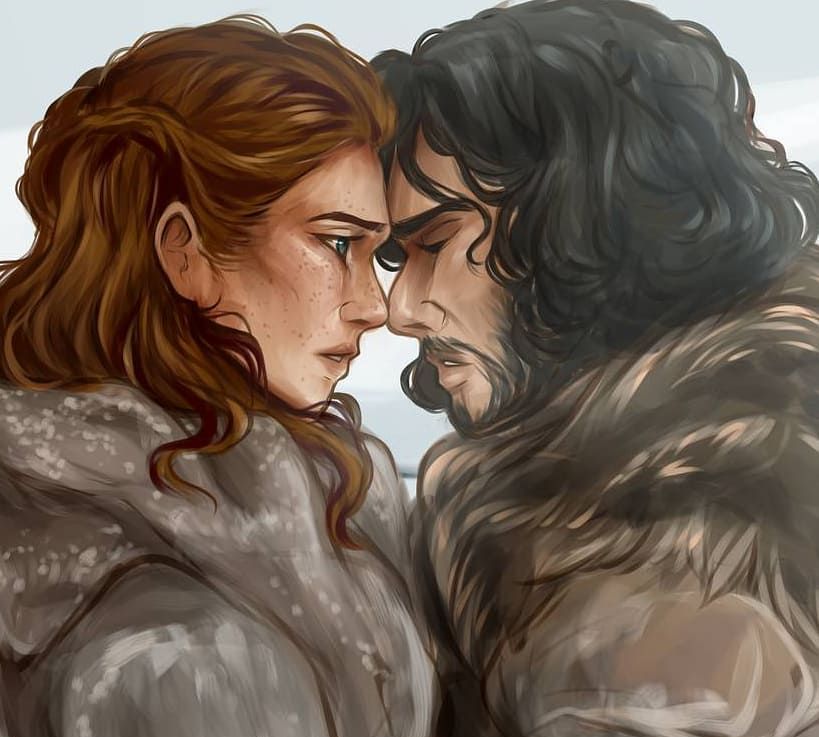 唯美版《权力的游戏》,龙妈和马王在一起太甜了!